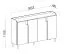 Wohnzimmer Set B | 3-teilig | Farbe: Eiche Mavelie / Macadamia | Push-to-open Funktion | Beine aus Metall | 1 Sideboard | 1 Highboard | 1 Kommode