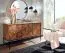 Kommode / Sideboard, Farbe: Sheesham, teilmassiv - Abmessungen: 71 x 123 x 45 cm (H x B x T)