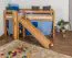 Kinderbett mit Rutsche