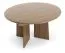 Esstisch ausziehbar | runder Speisetisch | 120-160 x 120 x 76 cm | ausziehbar auf 160 cm | Esszimmertisch | Farbe Nuss | ABS-Kanten | Belladere 09