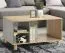 Couchtisch Atlanta, Farbe: Buche Dekor / Hellgrau - Abmessungen: 100 x 60 x 53 cm (B x T x H)