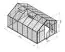 Gewächshaus Chicoree XL12, HKP 6 mm, Grundfläche: 12,5 m² - Abmessungen: 430 x 290 cm (L x B)