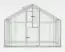 Gewächshaus - Glashaus Radicchio XL10, Wände: 4 mm gehärtetes Glas, Dach: 6 mm HKP mehrwandig, Grundfläche: 10,4 m² - Abmessungen: 360 x 290 cm (L x B)