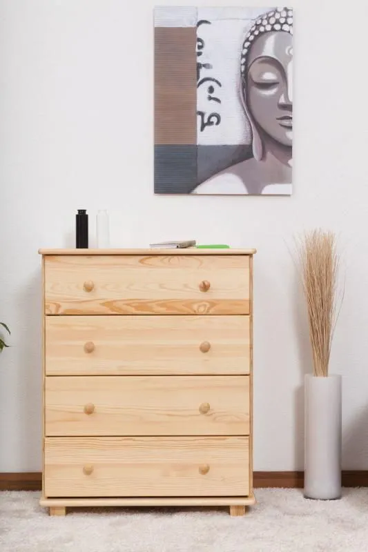 Sideboard, Kommode, Küchenschrank, 100 cm breit, Türen Anzahl 2, Höhe (cm) 100, Länge/Tiefe (cm) 100, Breite (cm) 42, Massivholz, Material Kiefer massiv, Sideboard, Kommode, Küchenschrank, 100 cm breit