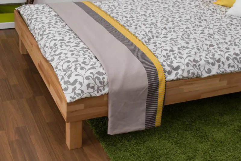 Kernbuche Futonbett 140 x 200 cm geölt Abbildung