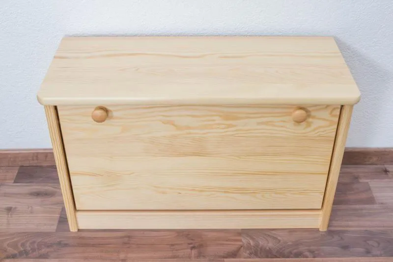 Schuhschrank Kiefer Holz massiv, Farbe: Natur 44x72x30 cm Abbildung
