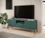 TV-Unterschrank Worthing 11, Farbe: Grün / Schwarz / Gold - Abmessungen: 56 x 154 x 39 cm (H x B x T)