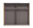 Schiebetürenschrank / Kleiderschrank | 2 Kleiderstangen | Farbe: Eiche Artisan | ABS-Kanten | Maße: 245 x 61 x 217,5 cm | 2 Fächer | für Schlafzimmer