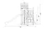 Spielturm K47 inkl. Sandkasten, Anbauturm, Nestschaukel, Kletterwand und Klettersteg - Abmessungen: 486 x 187 cm (L x B)