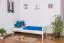 Kinderbett / Jugendbett Benedikt Buche Vollholz massiv weiß lackiert, inkl. Rollrost - 90 x 200 cm