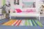 Kinderbett / Jugendbett "Easy Premium Line" K1/ Voll, 90 x 200 Buche Vollholz massiv weiß lackiert