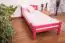 Kinderbett / Jugendbett "Easy Premium Line" K1/2n, Buche Vollholz massiv rosa lackiert