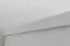 schmaler Schrank Kiefer massiv Weiß 195x80x59 cm