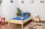 Kinderbett / Jugendbett Kiefer massiv Vollholz natur 99, inkl. Lattenrost - Abmessung 90 x 200 cm