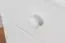 Schreibtisch Kiefer massiv Vollholz weiß lackiert Junco 191 - Abmessung 75 x 100 x 55 cm