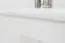 Tisch Kiefer massiv Vollholz weiß lackiert Junco 226A (eckig) - Abmessung 50 x 80 cm