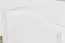 Kommode Kiefer massiv Vollholz weiß lackiert Pipilo 16 - Abmessung 88 x 95 x 54 cm