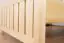 Einzelbett / Gästebett Kiefer massiv Vollholz natur 66, inkl. Lattenrost - 100 x 200 cm (B x L)