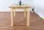 Massivholz Tisch 120x80 cm Kiefer, Farbe: Natur