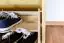 Schuhkommode Schuhschrank Kiefer Holz massiv, Farbe: Natur 62x72x30 cm, Massivholz Schuhschrank