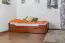 Bett ausziehbar 90 x 200 cm Buche Kirsche mit 2 Schublade(n)
