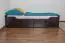 Bett ausziehbar 90 x 200 cm Buche Schokobraun mit 2 Schublade(n)