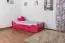 Buche Bett mit Schublade 90 x 200 cm Rosa