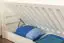 Einzelbett / Funktionsbett Kiefer massiv Vollholz weiß lackiert 92, inkl. Lattenrost - Liegefläche 90 x 200 cm