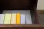 Nachtkommode Kiefer massiv Vollholz Nussfarben 009 - Abmessung 55 x 42 x 42 cm (H x B x T)