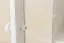 Vitrine Kiefer massiv Vollholz weiß lackiert B010 - Abmessung 190 x 80 x 42 cm (H x B x T)