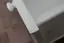 Nachtkommode Kiefer massiv Vollholz weiß lackiert 009 - Abmessung 55 x 42 x 42 cm (H x B x T)