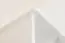 Kleiderschrank Kiefer Vollholz massiv weiß Junco 17 - Abmessung 195 x 45 x 59 cm