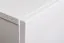 Wohnwand Kongsvinger 87, Farbe: Eiche Wotan / Grau Hochglanz - Abmessungen: 160 x 330 x 40 cm (H x B x T), mit fünf Türen