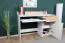 Jugendzimmer - Schreibtisch Dennis 10, Farbe: Esche / Weiß - Abmessungen: 87 x 120 x 55 cm (H x B x T)