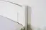 Einzelbett / Gästebett Kiefer massiv Vollholz weiß lackiert 86, inkl. Lattenrost - Liegefläche 80 x 200 cm