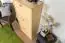 Schuhschrank Kiefer Holz massiv, Farbe: Natur 115x58x30 cm