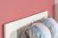 Doppelbett Segnas 17, Farbe: Kiefer Weiß - 160 x 200 (B x L)