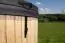 Hot Tub 01 aus Thermoholz mit LED-Beleuchtung, Thermodeckel, Kombimassagedüsen, Sandfilter, Holzbox und Wärmedämmung, Wanne: Weiß, Innendurchmesser: 180 cm