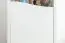 Vitrine Patamea 01, Farbe: Weiß Hochglanz - 185 x 65 x 40 cm (H x B x T)