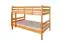 Massivholz Stockbett für Kinder und Jugendliche | Matratzenmaß: 120 x 200 cm | Natur Lackiert | umbaubar in 2 Einzelbetten | Premium-Qualität | inkl. Rollroste Abbildung