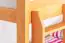 Massivholz Stockbett inkl. Rollbett/Ausziehbett für Kinder und Jugendliche | Matratzenmaß: 90 x 200 cm | Natur Lackiert | umbaubar in 2 Einzelbetten | mit Rollbett | inkl. Rollroste Abbildung