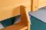 Massivholz Stockbett für Kinder und Jugendliche | Matratzenmaß: 160 x 200 cm | Natur Lackiert | umbaubar in 2 Einzelbetten | Premium-Qualität | inkl. Rollroste Abbildung