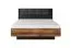 Schlafzimmer - Set B Jendouba | 3-teilig | Farbe: Kastanie / Anthrazit | Soft-Close-Funktion | Griffe & Beine: Metall | 1 Kommode | 2 Nachtkommoden