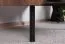 Couchtisch Mairenke 11, Farbe: Walnuss / Schwarz matt - Abmessungen: 99 x 58 x 47 cm (B x T x H)
