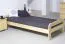 Kinderbett 90 x 200 cm | Massivholz: Kiefer | Natur Lackiert | inkl. Rollrost Abbildung