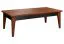 Couchtisch Eiche teilmassiv Farbe: Nuss 41x120x70 cm Abbildung