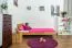 Bett 90 x 200 cm Eiche geölt Abbildung