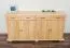 Anrichte, Kiefer massiv, Breite: 182 cm, Farbe: Natur Abbildung