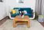 Beistelltisch Couchtisch Eiche Massivholz Farbe: Natur 45x80x80 cm Abbildung