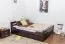 Bett Buche 140 x 200 cm Schokobraun Abbildung